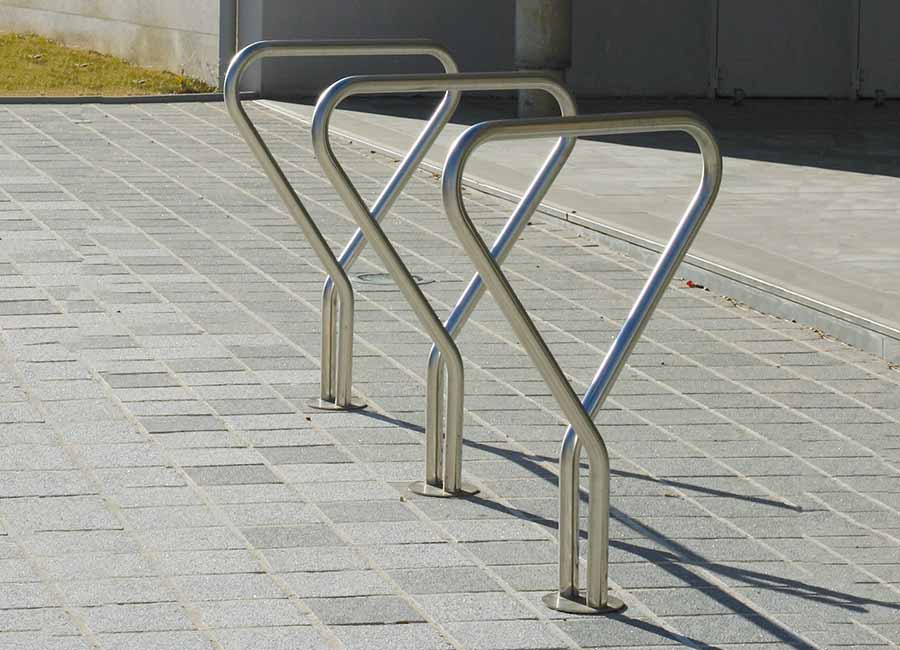 Appui vélos PHENIX conçu et fabriqué par Aréa mobilier urbain