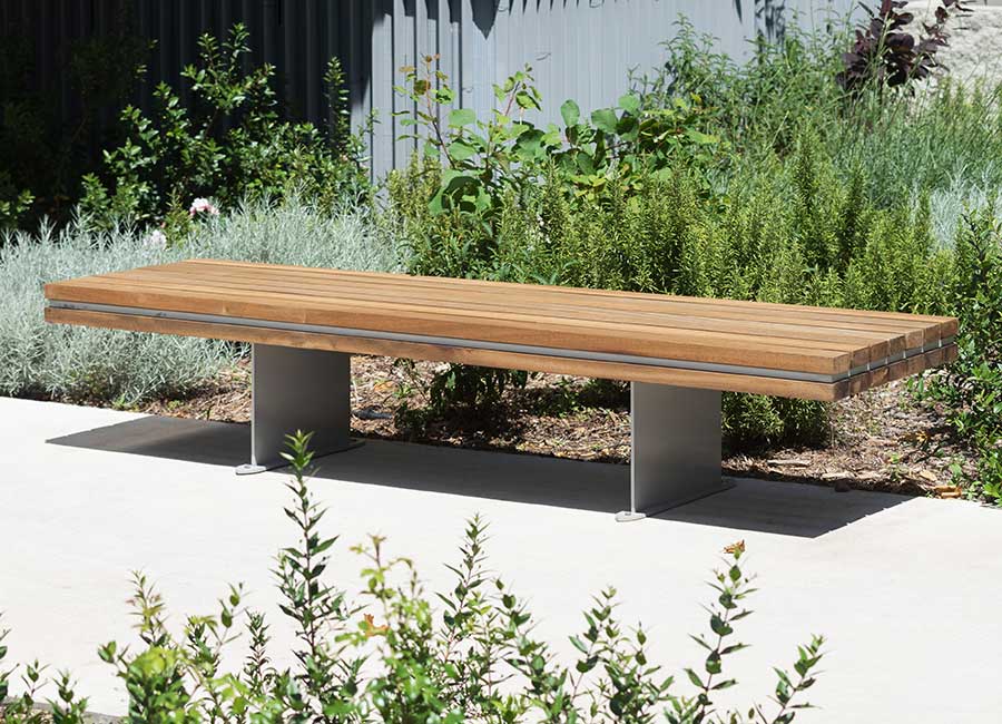 Banc Simple Deauville Area Mobilier Urbain