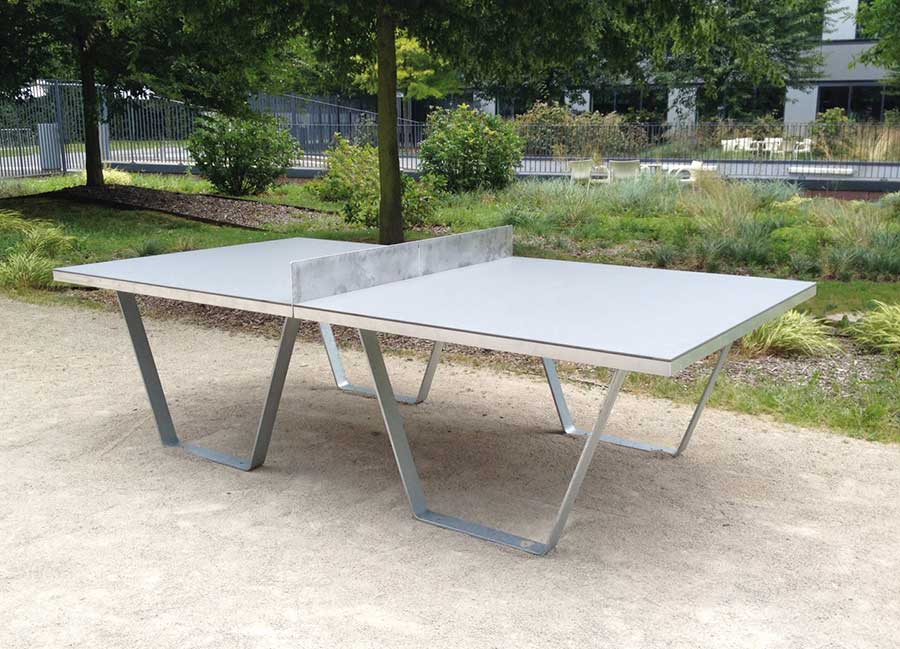 Table de ping pong compact bois, jeux de collectivités, aire de jeux,  mobilier urbain