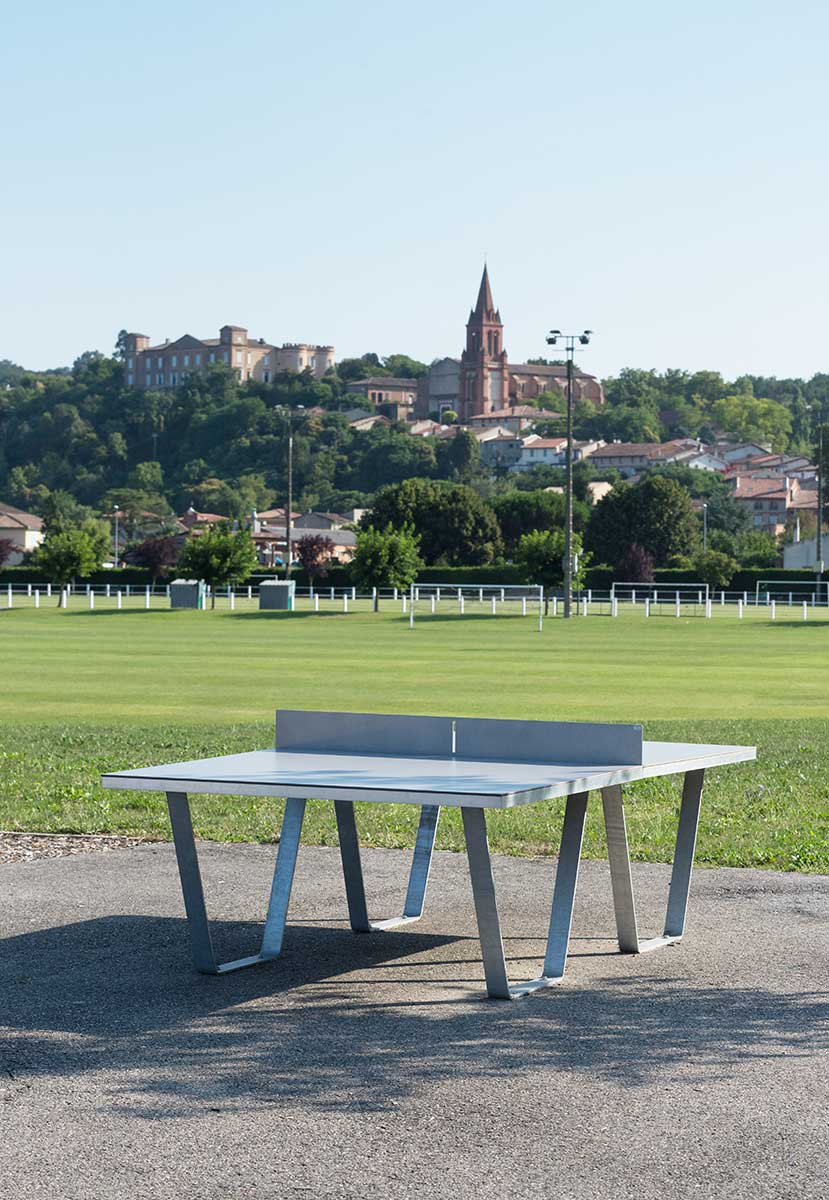 Table ping pong exterieur plein air ville en santé Les Équipements  AtlasBarz