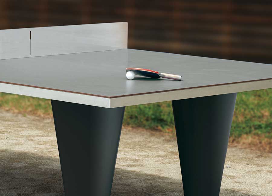 Table de ping-pong ROMULUS conçu et fabriqué par Aréa mobilier urbain