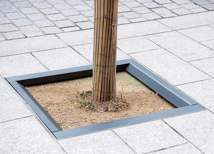 Entourage d'arbre DETROIT conçu et fabriqué par Aréa mobilier urbain
