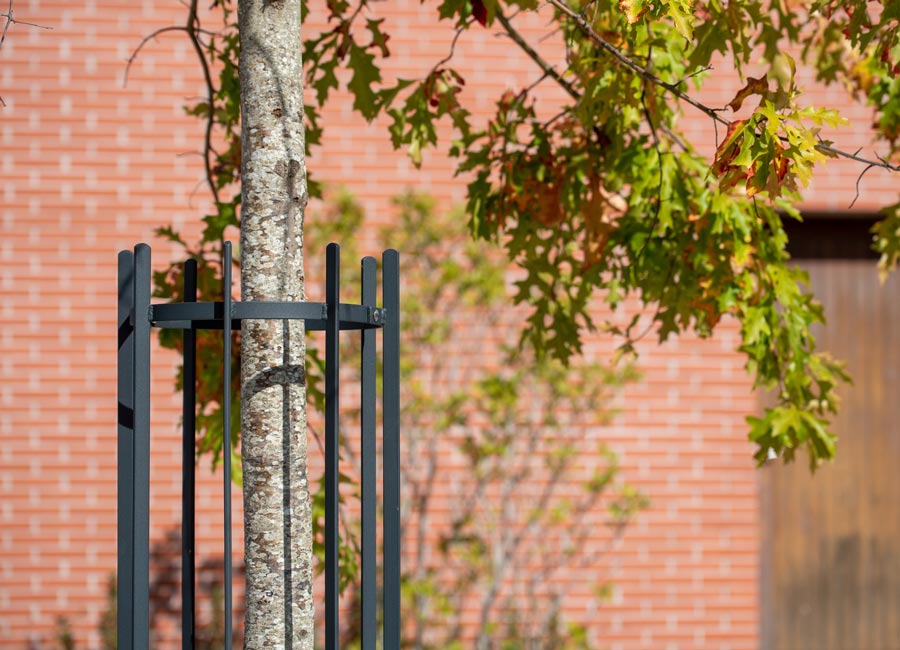 Corset et tuteur d'arbre ALICANTE conçu et fabriqué par Aréa mobilier urbain