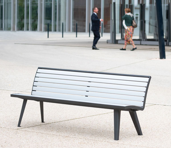 Area - Banc à dossier - Montréal aluminium