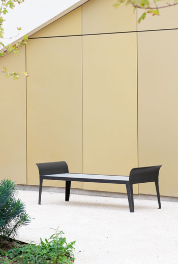 Area - Banc simple - Ontario aluminium