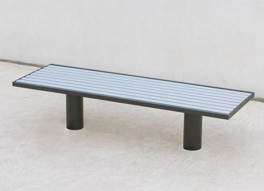 Banc simple - Toronto aluminium