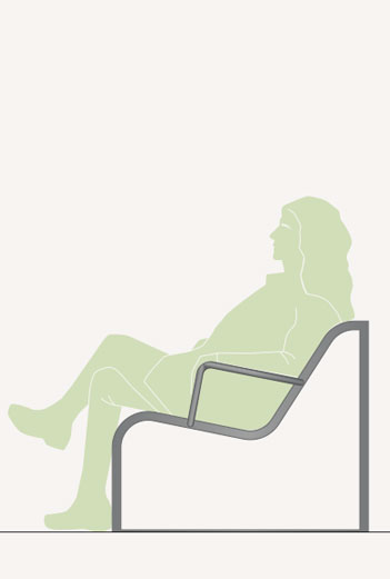 Area - Chaise et fauteuil - Cannes bois