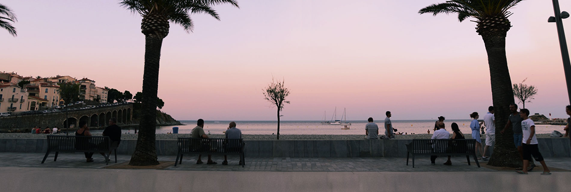 Interview d’Éric Salliot de l’agence Frys par Aréa mobilier urbain sur la Refonte du front de mer de Banyuls-sur-mer