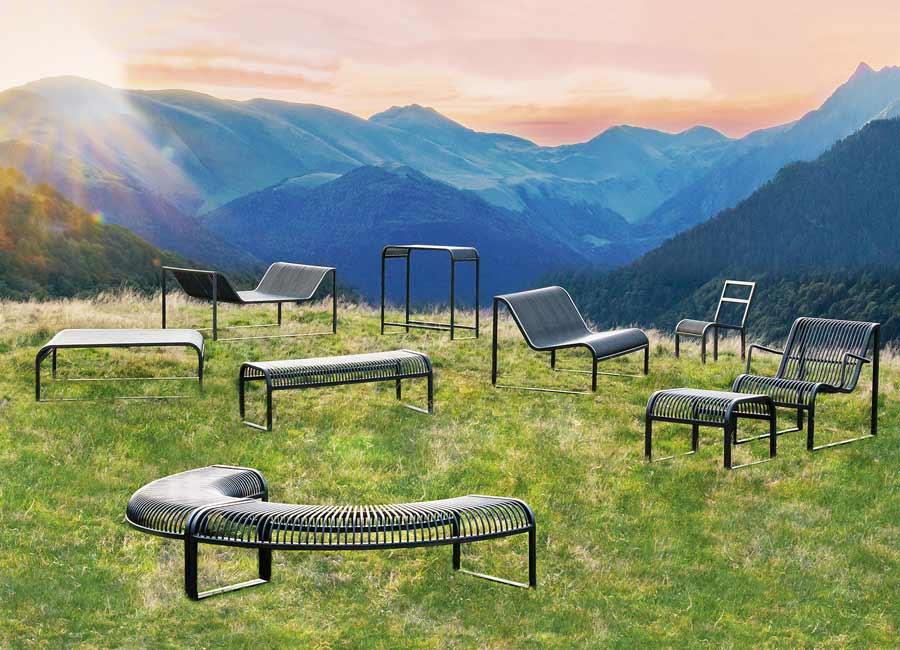 area mobilier urbain illustration cp naturellement urbain